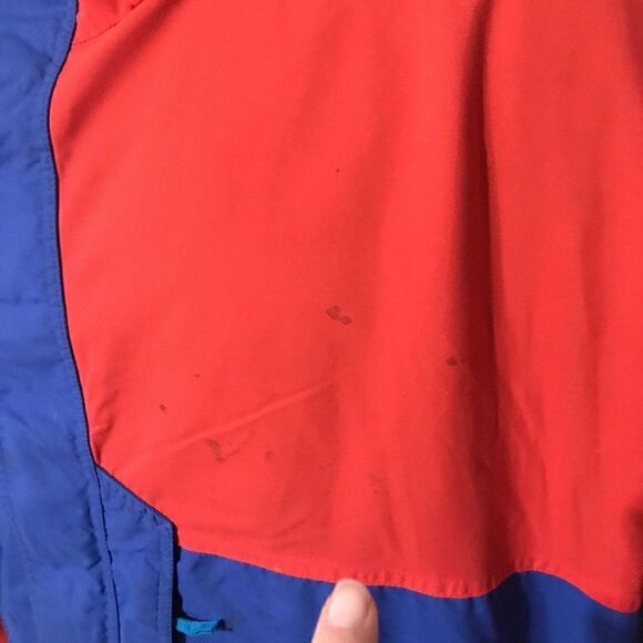 VTG Helly Hansen Equipe Ski Jacket 90s Coat Ski Colorblock Tech Waterproof L - Picture 3 of 12